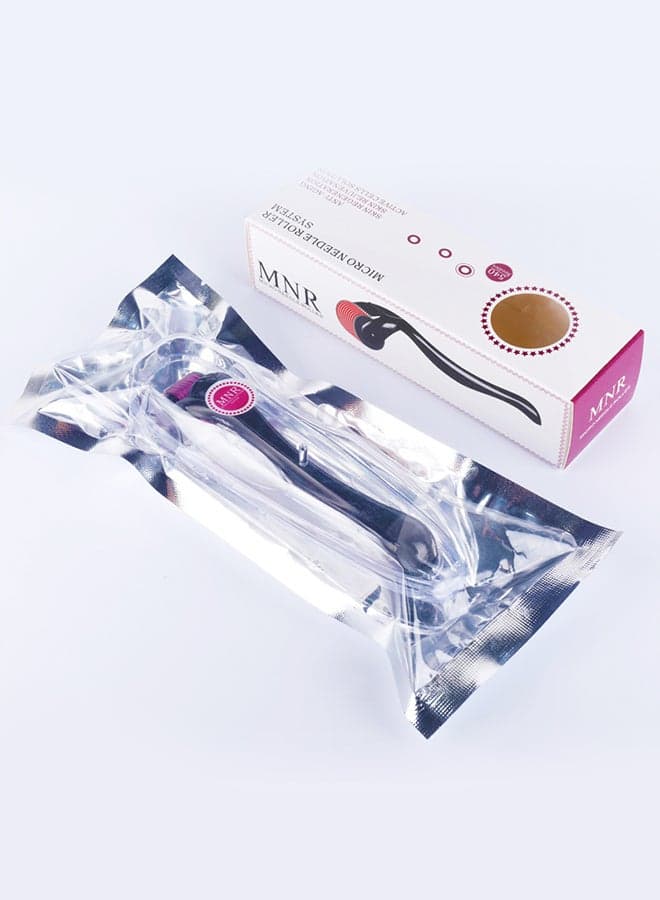 540 Micro Needle Derma Skin Roller Black/Pink Face Massagers & Rollers (٧)
