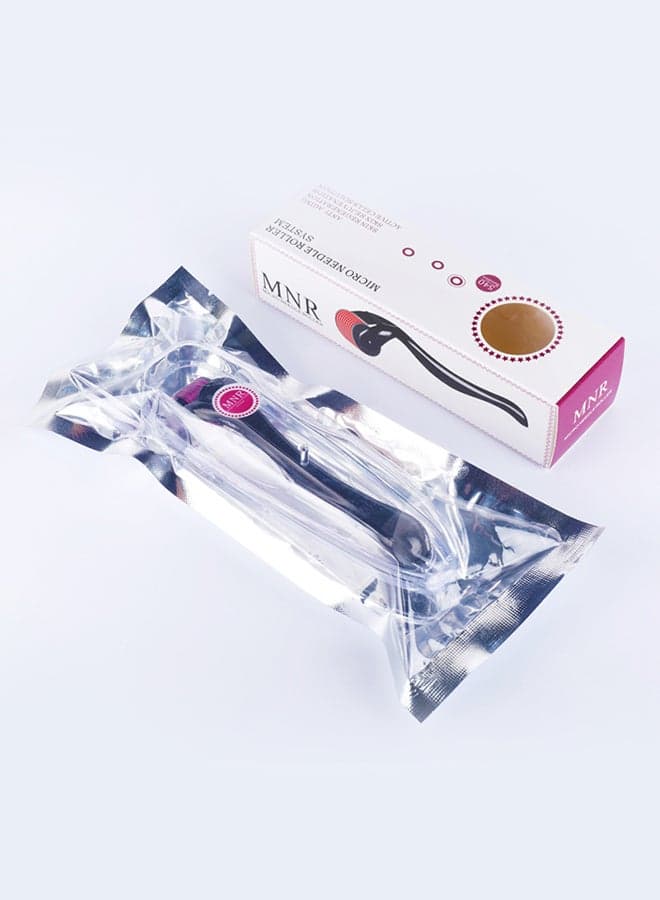 Micro Needle Derma Skin Roller Black/Pink Face Massagers & Rollers (٧)