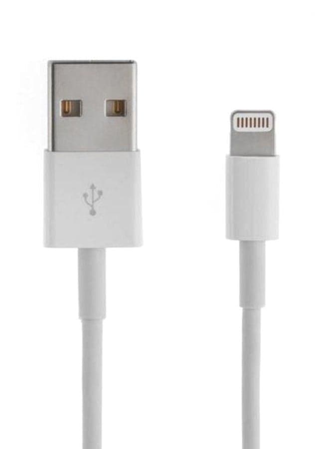 Lightning USB Charging Cable White Data Cables