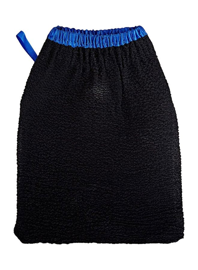 Moroccan Microfiber Bath Gloves Black/Blue