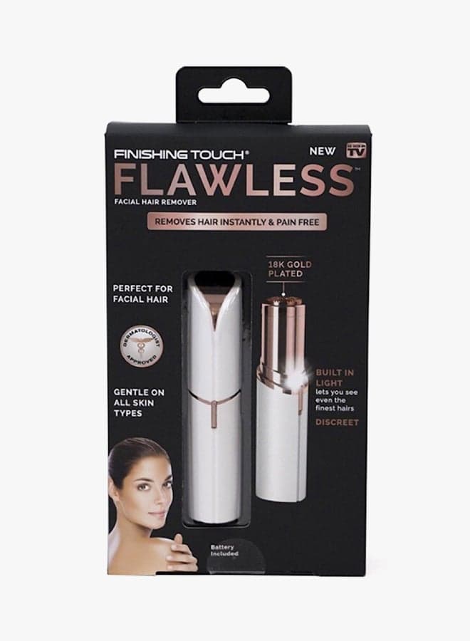 Facial Hair Removal Epilator White/Rose Gold (3)