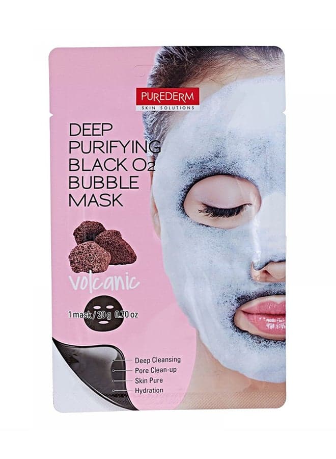 Deep Purifying Black O2 Bubble Mask 20grams Skin Care Masks