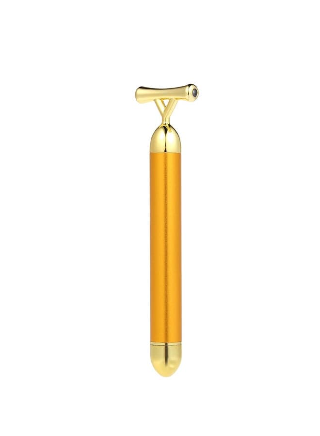 High Frequency 24K Gold Plated Face Massager Gold