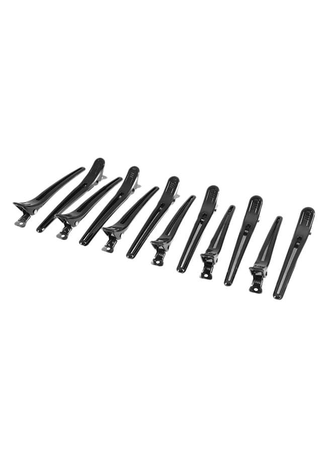12-Piece Hair Grip Clip Set Black 10cm (٣)