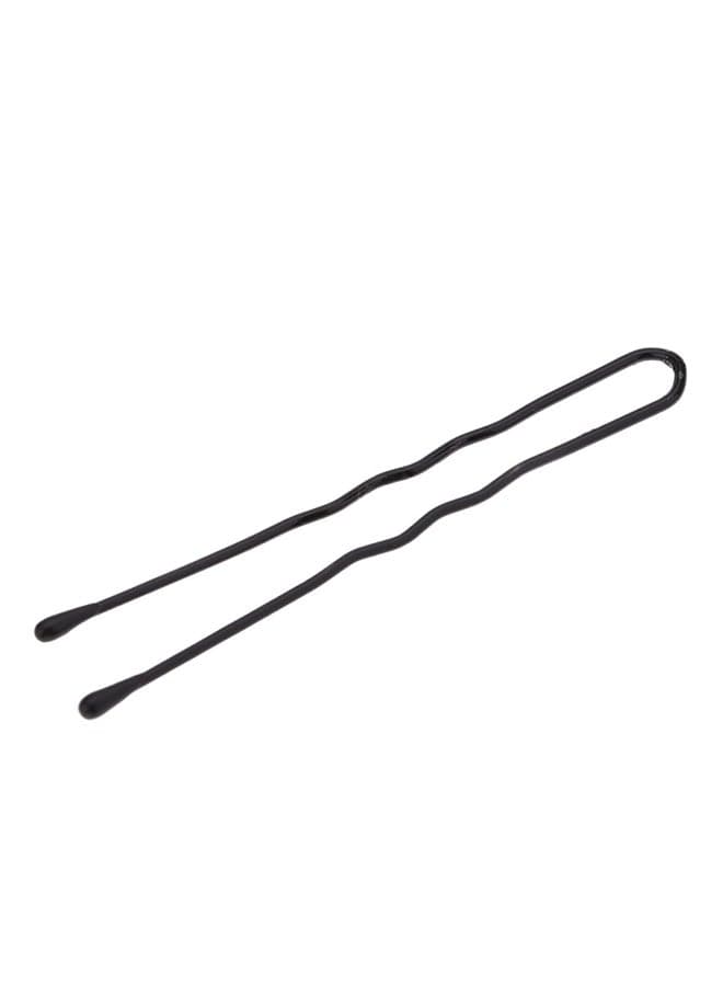 50-Piece Hair Styling Bobby Pin Set Black 4.5cm Hair Clips (٣)