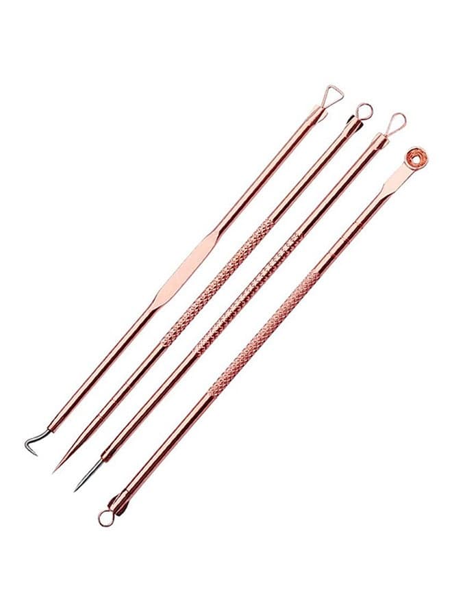 4-Piece Dual Heads Needle Blackhead Remover Multicolor Blackhead & Acne Remover