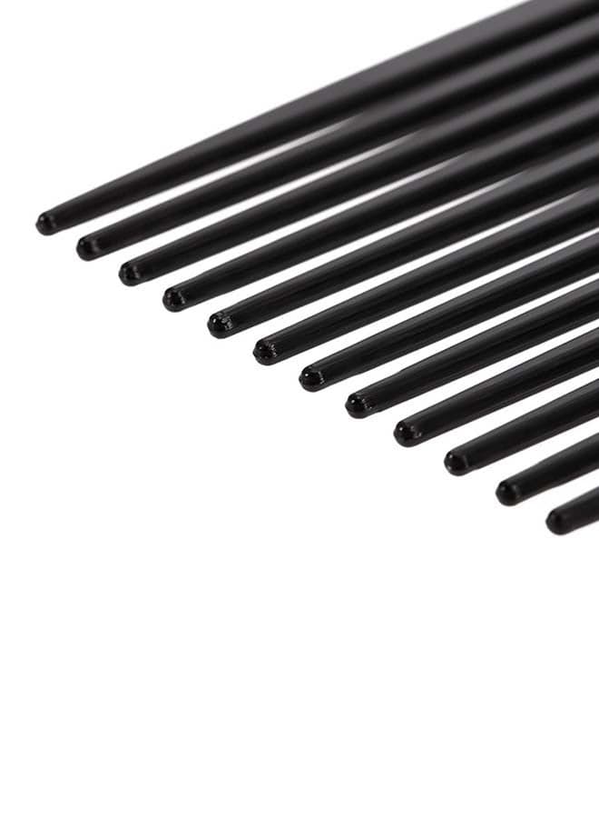 3-Piece Curly Hair Brush Black 21grams (٣)