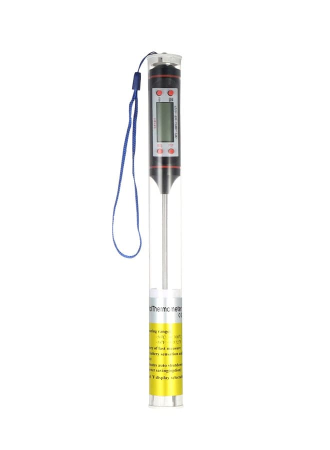 Digital Food Temperature Thermometer Black/Silver Kitchen Thermometers (5)