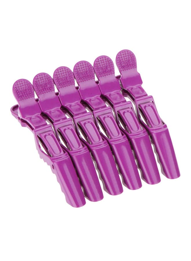 6 Piece Sectioning Clips Clamps Hairdressing Salon Hair Grip Crocodile Diy Accessories Hairpins Plastic