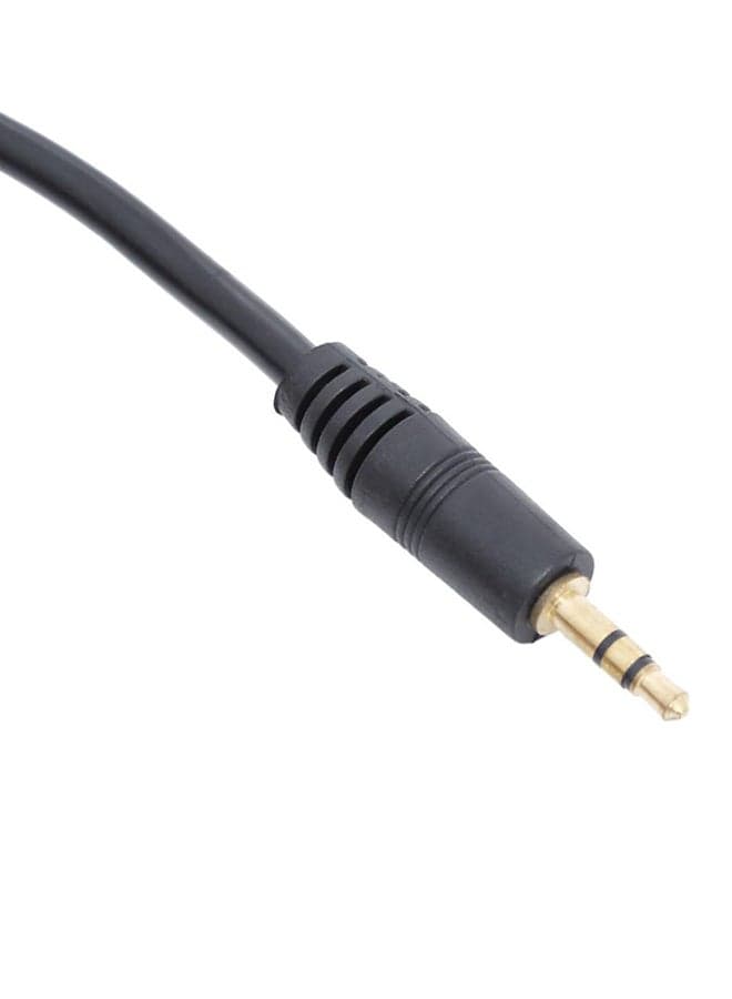 1.5m Aux Cable 3.5mm Male to Male black Data Cables (3)