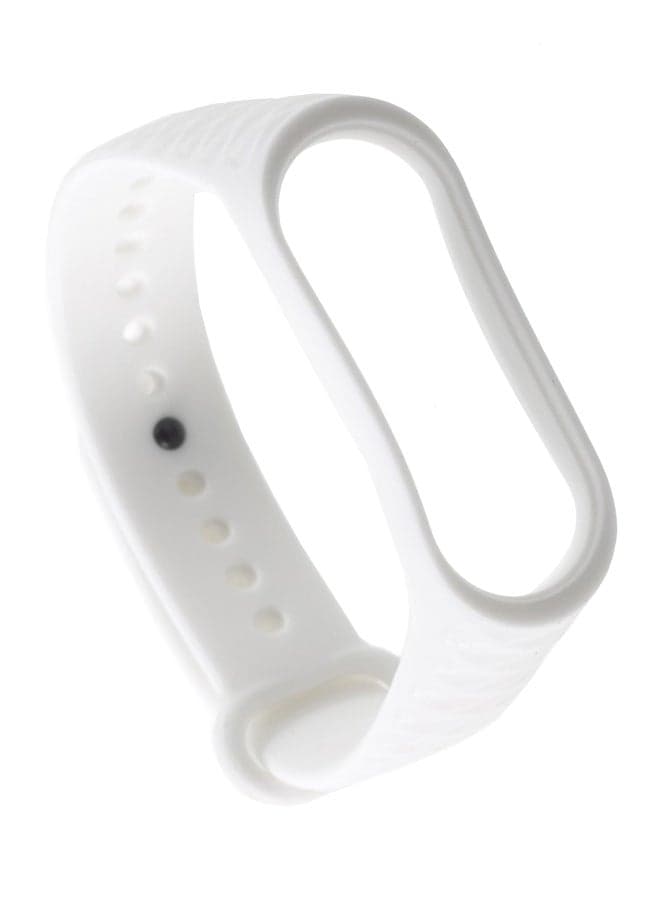 Replacement Strap For Xiaomi Mi Band 3 White Fitness Tracker Bands
