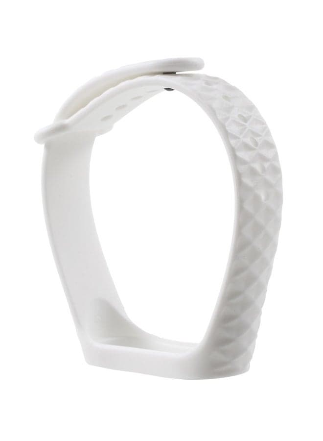 Replacement Strap For Xiaomi Mi Band 3 White Fitness Tracker Bands (٥)