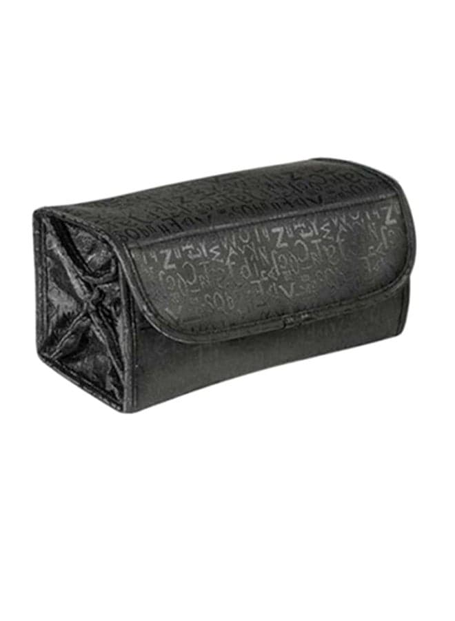 4-Layer Roll-Up Portable Make-Up Travel Bag Black Cosmetic & Toiletry Bags