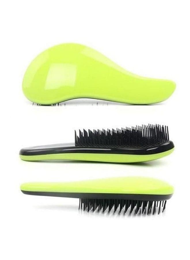 Detangling Hair Brush Black/Green (٣)