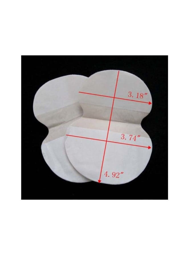 20-Piece Disposable Fragrance Free Antiperspirant Sweat Pad White Cotton Balls & Swabs (٥)