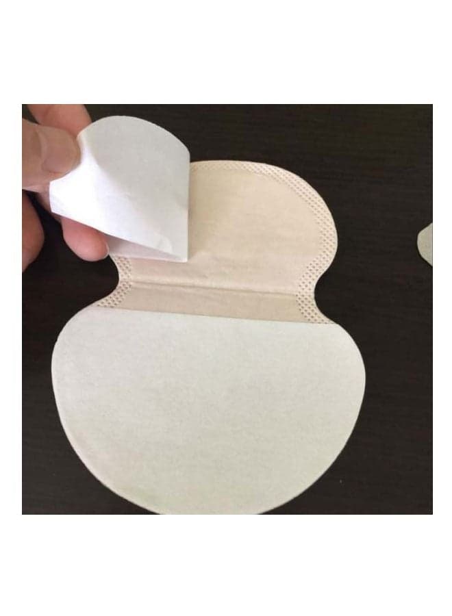 20-Piece Disposable Fragrance Free Antiperspirant Sweat Pad White Cotton Balls & Swabs (٣)