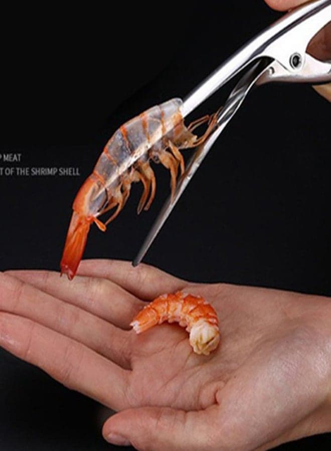 Shrimp Peeling Plier Silver 21 x 6.5cm (3)