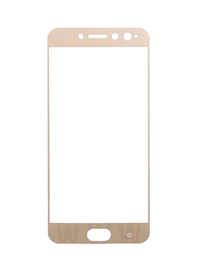 Tempered Glass Screen Protector For Oppo F3 Gold/Clear Mobile Screen Protectors