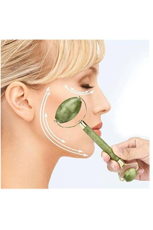 Face Massage Roller Jade Face Massagers & Rollers (٣)