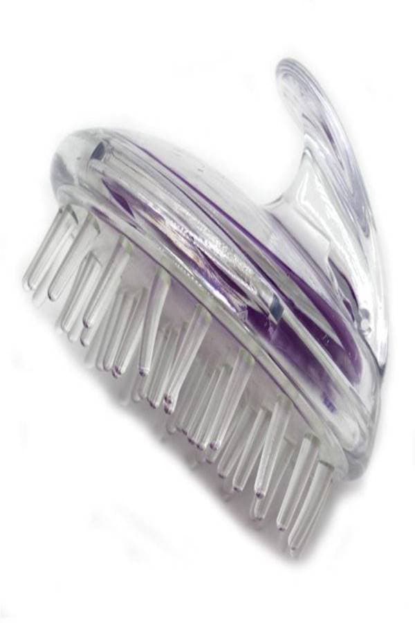 Scalp Massaging Hairbrush Purple/Clear Hair Brushes (٤)