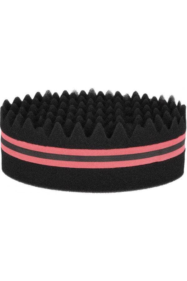 Two-Sided Curly Sponge Black/Pink Hair Brushes