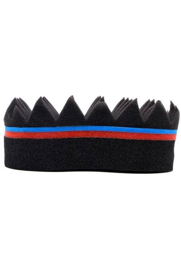 Magic Twist Hair Curl Sponge Brush Black/Blue/Red Hair Curling Irons (4)