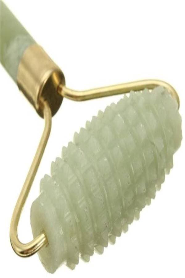 Face Roller Massage Tool Green/Gold Face Massagers & Rollers (٤)