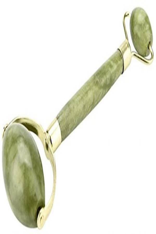 Jade Facial Roller Green/Gold Face Massagers & Rollers (٣)