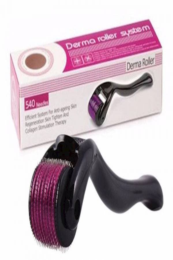 Skin Roller 540 Needles 0 5 Titanium Alloy 0 5 Millimeter Face Moisturizers