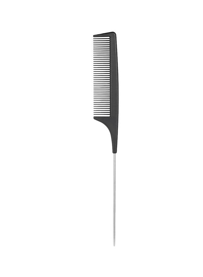Professional Barber Hairdressing Comb Black/Silver Hair Combs