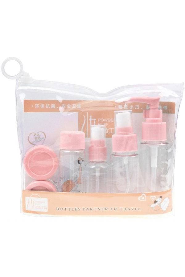 Travel Bottle Set Toiletries Liquid Containers for Cosmetic Make-up Refillable Bottles Cosmetic & Toiletry Bags
