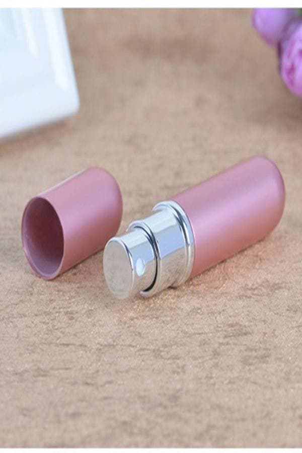 Mini Refillable Perfume Atomizer Bottle for Travel Spray Scent Pump Case 6ml Empty Pink Makeup Tool Cleaners (٤)