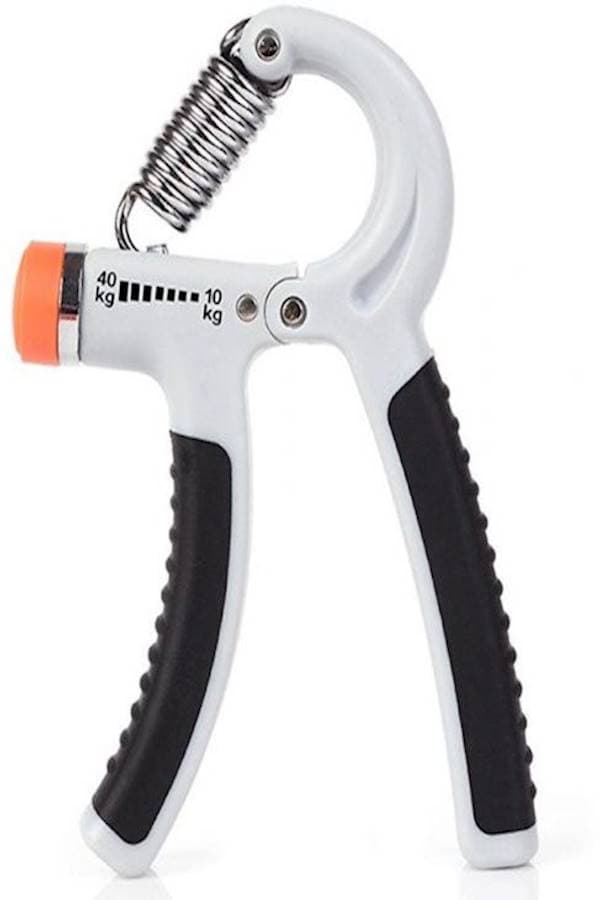 10-40 Kg Forearm Exerciser Heavy Grip Hand Gripper Strength Training Workout Grey + Black Running & Training Accessories (٥)