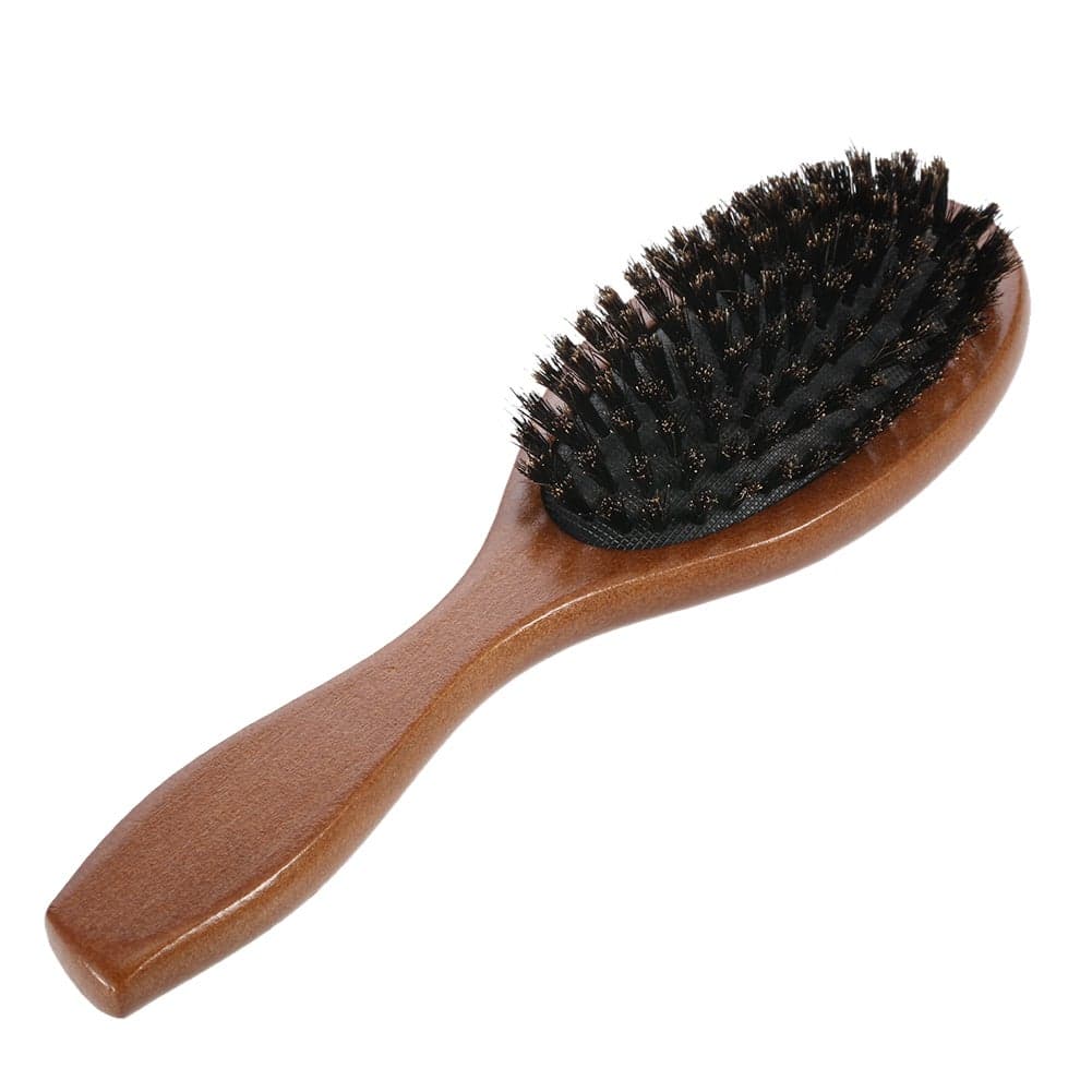 Natural Boar Bristle Hair Brush Multicolour 0.068kg Hair Combs (٦)