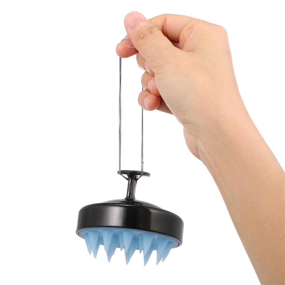 Hair Washing Cleaning Shampoo Brush Black 0.054kg (٧)
