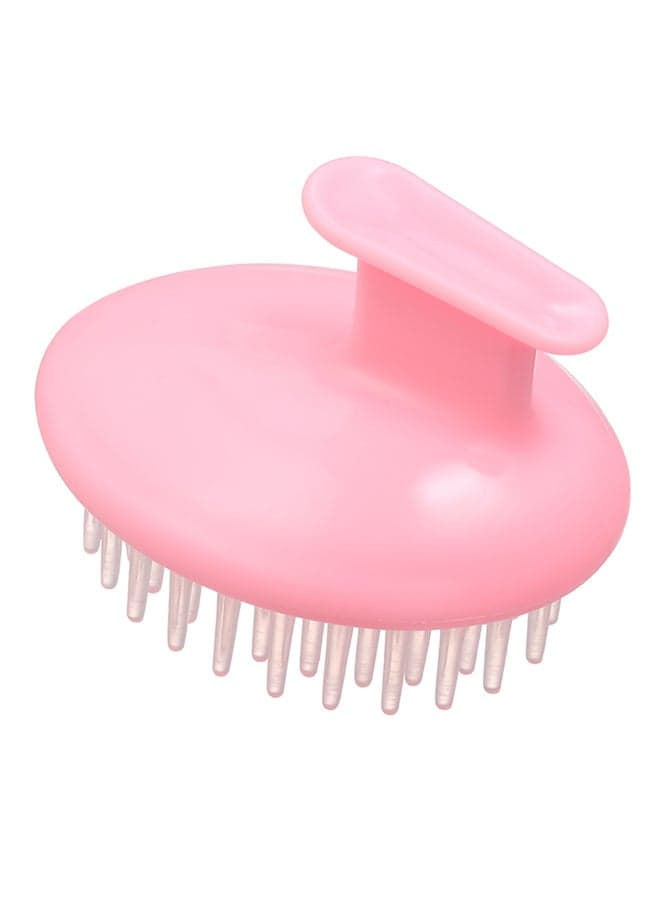 Silicone Head Body Shampoo Scalp Massage Brush Pink 0.045kg Hair Brushes