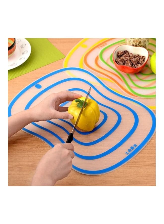4-Piece Blendable Cutting Board Set Green/Yellow/Blue/Red Kitchen Utensils & Gadgets (٣)