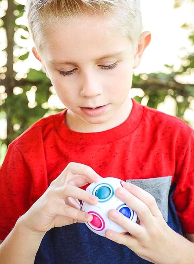 Magic Rainbow Ball Puzzle Toy (٣)