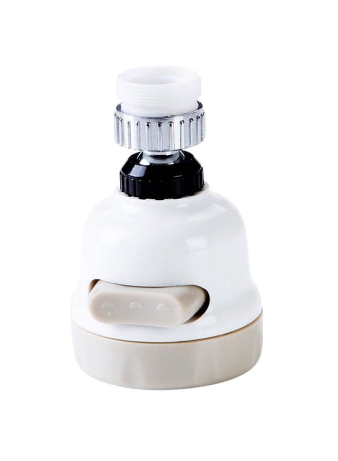 Splash-Proof Water Tap Filter Faucet White/Beige/Black 8.5x5.3x5.3cm Bathroom Sink Faucets
