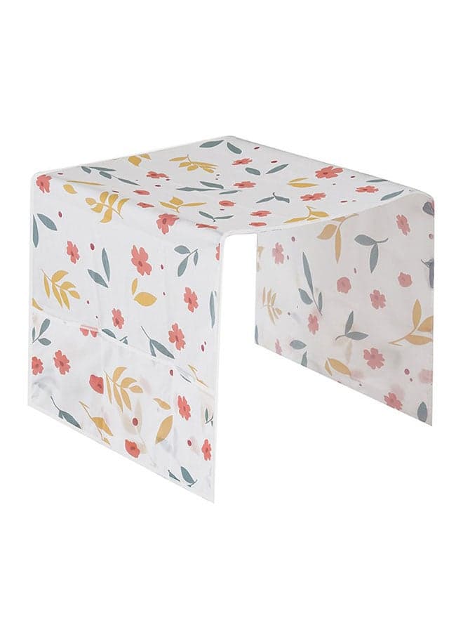 Waterproof Peva Print Refrigerator Cover With Storage Bag Multicolour 130X54cm