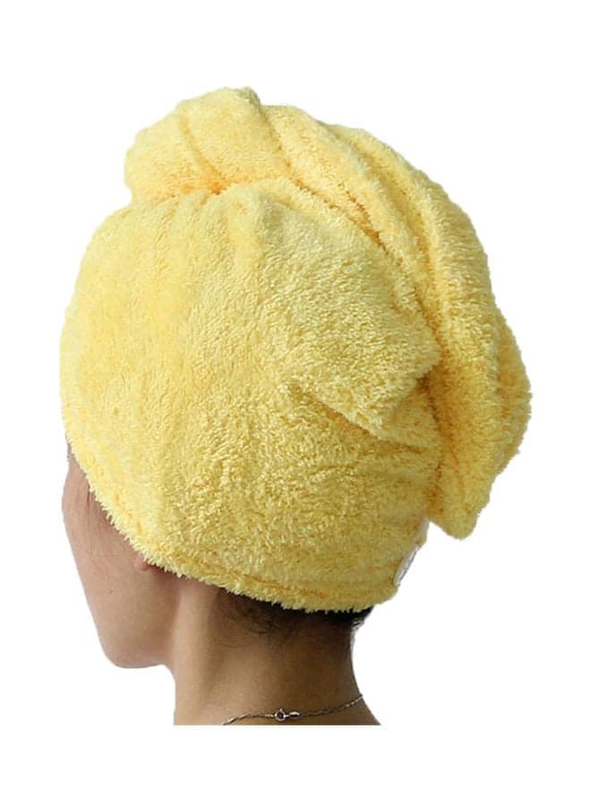 Microfiber Bath Towel Yellow 62x25.5cm