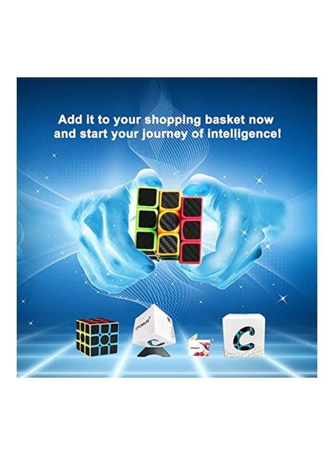 Rubik'S Puzzle Cube Anti Slip Matte Stickers Round Edges In Black Color 5.6x5.6x5.6cm (7)