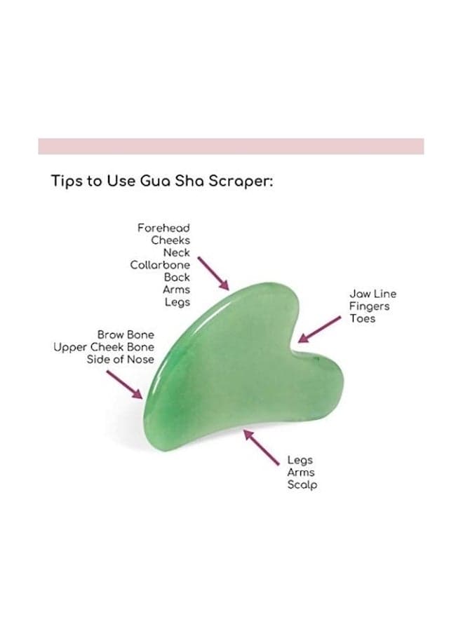 Facial Massager Jade Roller Green Face Massagers & Rollers