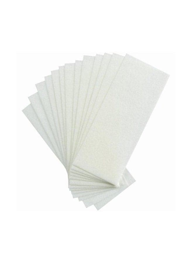 100-Piece Cloth Wax Strip Set White Men's Shaving Creams, Lotions & Gels