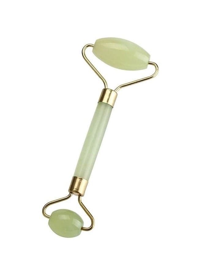 Electric Face Massager Roller Green/Gold