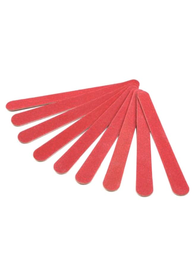 Double-Sided Sanding Nail File Red Makeup Tools & Accessories
