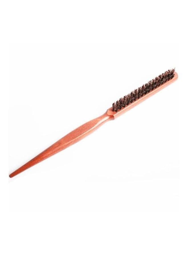 3 Row Teasing Hair Brush Brown