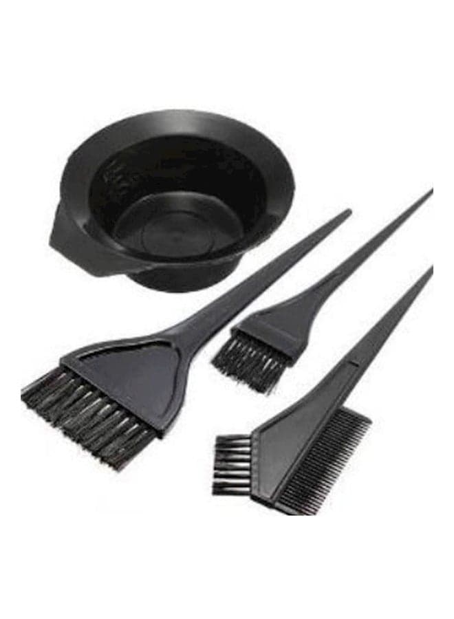 Hair Dyeing Tool Set Black Hair Brushes