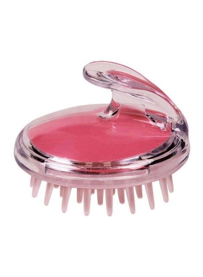 Shower Brush Hair Comb Pink/Clear