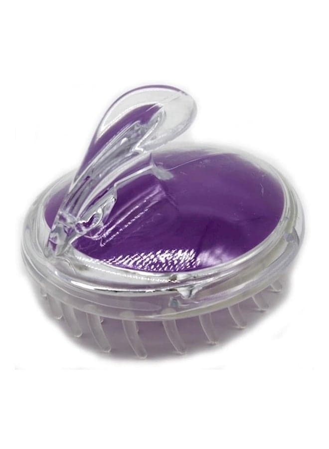 Scalp Massaging Hairbrush Purple/Clear Hair Brushes (٣)